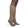 SIGVARIS SOFT OPAQUE 840 Open Toe Calf Compression Socks 15-20mmHg
