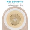 KONWEDA 20 PCS Colostomy Bags, Ostomy Supplies,One Piece Drainable Ostomy Pouch for Ileostomy Stoma Care, Cut-to-Fit