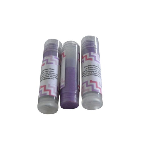 Set of 3 Lip Balm Tint, Sparkle Violet Mica, Randalia Bee Hives