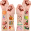 Cute Snail Temporary Tattoos 8 Sheets 81 PCS Snail Mail Party Decorations Favors Supplies Bug Snail Insect Theme Birthday Cute Stickers Christmas Gifts for Boys Girls Kids Class School Prizes Carnival