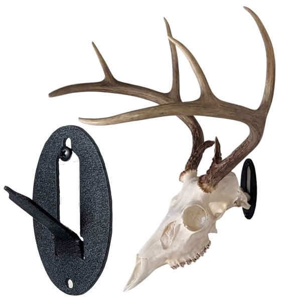 Kabash Outdoors - Easy European Mount Skull Hanger - Made in The USA with American Steel - Whitetail Deer Skull Hook mounting System - Euro Mount kit - Quick Install - Hog Bear Antelope Coyote 5