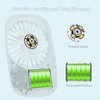 Aluan Handheld Mini Fan Powerful Small Personal Portable Speed Adjustable USB Rechargeable Eyelash Fan for Kids Girls Boys Woman Man Home Office Outdoor Travel