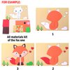 Lovyan 3D EVA Foam Stickers for Toddlers 12PCS Sticky Foam DIY Craft Preschool Art Class Drawing Sticker Puzzle Art Kit for Kids Boys Girls (Animals)