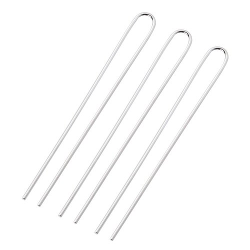 Artibetter 50pcs Professiona bobby pins U shape hair pins for women girls and hairdressing salon (White)