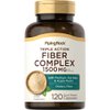 Piping Rock Fiber Complex | 1500mg | 120 Capsules | Triple Action Fiber | with Psyllium, Oat Bran and Apple Pectin | Non-GMO Supplement