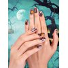 20PCS Halloween Gel Nail Polish Strips, Kalolary Halloween Full Cover Real Gel Nail Stickers Self Adhesive Gel Nail Wraps for Women Girls DIY Nail Art Decorations Salon Home(UV/LED Lamp Required)