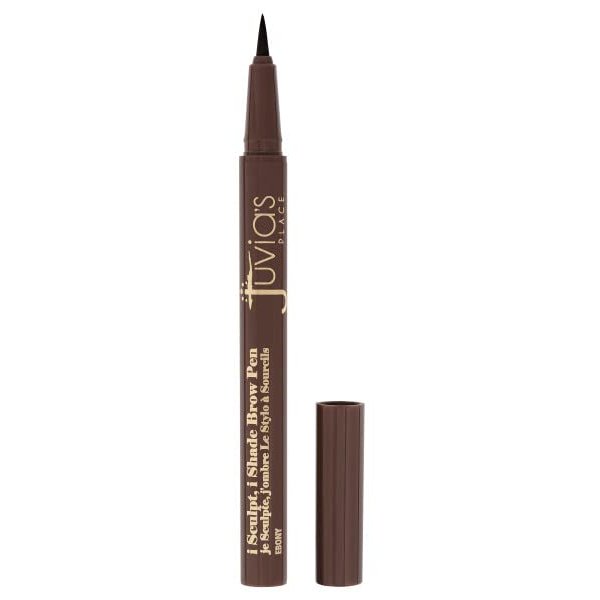 Juvia's Place iSculpt, iShade Eyebrow Pen - Brow Contour Pen, Eyebrow Pen Definer, Waterproof Eyebrow Shaper Pen, Eyebrow Filler Pen Makeup, Long-lasting Brow Liner Makeup Pen (Ebony)