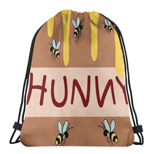 Jialia The Hunny Pot Sport Bag Gym Sack Drawstring Backpack