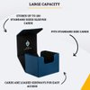 Card Guardian - Premium Deck Box (Blue) for 100+ Cards for Trading Card Games Compatible with Magic the gathering (MTG), Commander Deck, Yugioh Deck Box, Pokemon TCG, Sports Card Storage Boxes