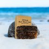 HERBOGANIC Handmade Raw African Black Soap Bar with Shea Butter and Natural Ingredients for Moisturizing Skin, Reducing Dark Spots, and Nourishing Hair - Pack of 12 (6oz)…