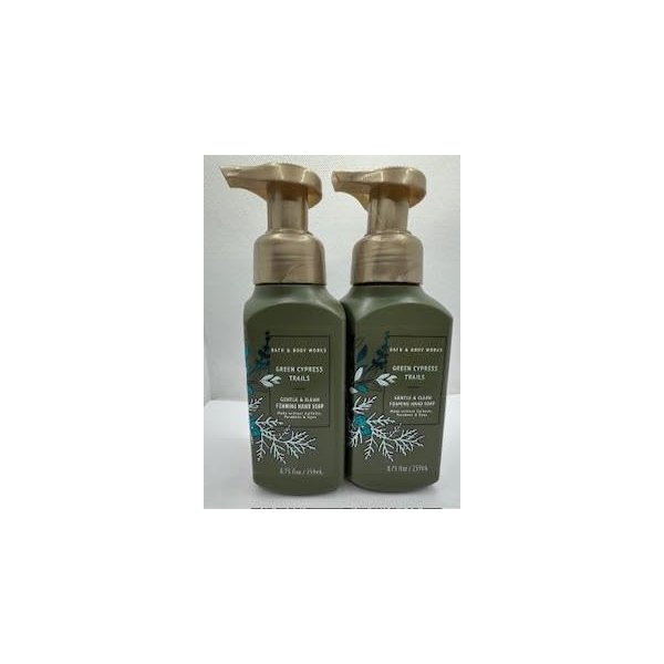 Generic Set of 2 Green Cypress Trails Gentle & Clean Foaming Hand Soap 8.75 Ounce