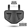Nxtrnd Football Back Plate, Professional Football Backplates for Shoulder Pads (Matte Black, Adult)