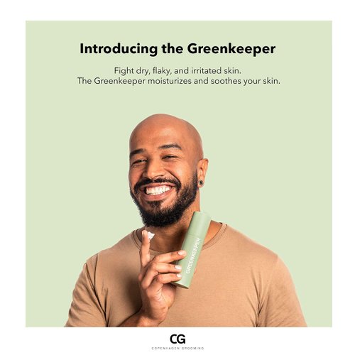 Copenhagen Grooming The Greenkeeper - Fight dry, flaky, and irritated skin. The Greenkeeper moisturizes and soothes your skin. Moisturizer lotion for men