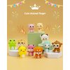 AQKILO Animal 10 Pieces Finger Puppet Set, Animals Puppet Show Theater Props, Educational, Bath Toys