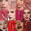 MLSMILE Matte Liquid Lipstick for Women, Lip Gloss Longwear No-Budge Lipcolor Makeup, Highly Pigmented Color and Waterproof, Nonstick Lip Glaze, 1 Count(02#Cheeky)