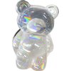 Transparent Cute Bear Shape Expandable Collapsible Mobile Phone Grip Stand Holder for Smartphone Tablet Cell Phone Accessories,Cell Phone Stands Easy Installation