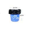 2.6-4 Gallon Black Small Trash Bags, Thin Material, Office Bedroom Wastebasket Trash Bags 120 Counts