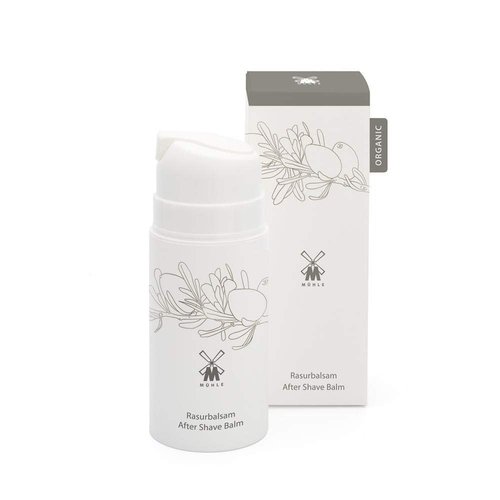 MÜHLE Organic Aftershave Balm | Natural Aftershave Face Moisturizer for Sensitive Skin with Aloe Vera & Essential Oils | Anti-Burn Soothing for Irritation Against Dry Skin | TSA Travel Size Friendly | BDIH Certified | 100% Vegan | 100mL (3.38 oz) Bottle