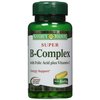 Nature's Bounty Super B-complex with Folic Acid Plus Vitamin C, 300 Tablets (2 X 150 Count Bottles)