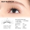 WOSADO Magnetic Eyelashes with Applicator Kit, No.1 Silky Black II, Reusable Magnetic Lashes without Eyeliner, Glue-free False Lashes, Waterproof, Lightweight, Suit for Natural Makeup
