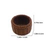 UPKOCH Miniature Food Dollhouse Accessories Decor Set 1:12 Scale Bread Honey Basket Picnic Cloth Flowers Dollhouse Decoration Accessories Mini Room Display Props Models