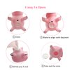 Hamm Piggy Bank Cute Pink Pig Money Box Plastic Saving Coin Box with Color Package Money Bank Great Gift Toy for Kid Children Girls Boys