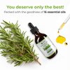 Ghori Rosemary Mint & Biotin Hair Oil Pure Essential Oil for Hair Thickness, Ideal for Men & Women - 100% Natural, 2 Fl.oz.(59ml)
