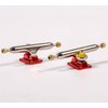 RACOFSB Fingerboard Trucks with Upgraded Urethane Bushings and Pivot Cup,34mm 32mm Width,Normal Kingpin (Red, 34mm)