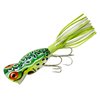 Arbogast Triple Threat Fishing Lure, Includes 1 Jitterbug Lure and 2 Hula Popper Lures, Freshwater Fishing Lures and Accessories., 2 Hula Popper, 1 Jitterbug