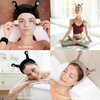 SuPoo 9 Pcs Skincare Headbands Snail Spa Headband and Wristband Set Alien Headband Brown Face Wash Wristbands Cute Makeup Headband Hair Band for Washing Face Wrap Head Towel Wrist Towels for Shower