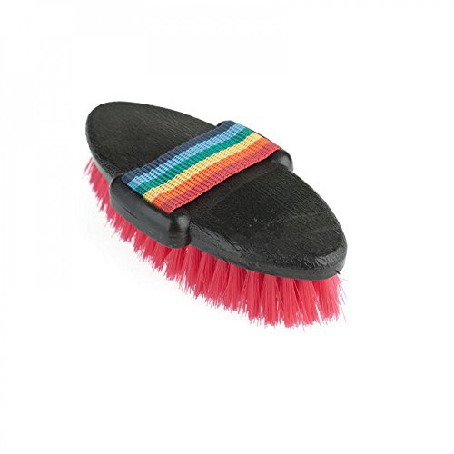 Horze Medium Basic Body Brush - Red - One Size