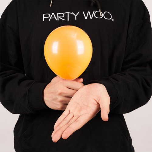 PartyWoo Orange Balloons, 50 pcs 5 Inch Goldenrod Balloons, Orangey Yellow Balloons for Balloon Garland or Balloon Arch as Party Decorations, Birthday Decorations, Baby Shower Decorations, Orange-Y10