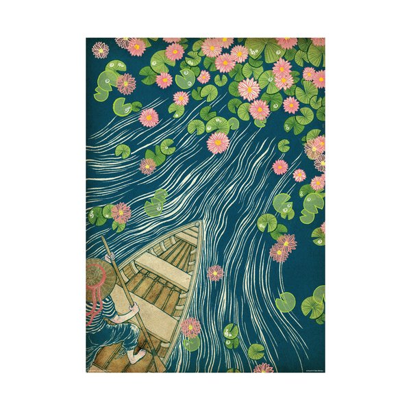 Genuine Fred LILYPADS EXPLORER by Yuko Shimizu, 1000 piece puzzle