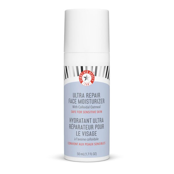 First Aid Beauty Ultra Repair Face Moisturizer – Lightweight, Hydrating Face Lotion for All Skin Types, 1.7 Oz