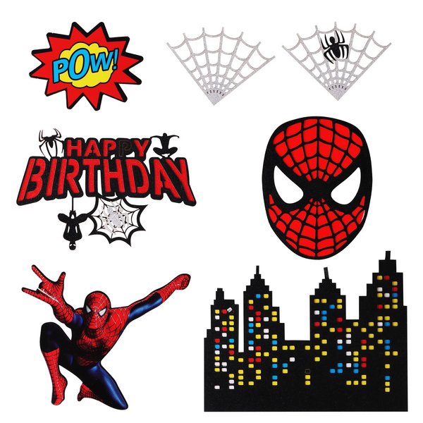 Cake Toppers for Kids Birthday Cake Decorations,Party Decorations for Kids Birthday Baby Shower,Cartoon Cupcake Topper Picks Party Supplies