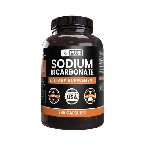 Pure Sodium Bicarbonate (365 Capsules) Natural Antacid