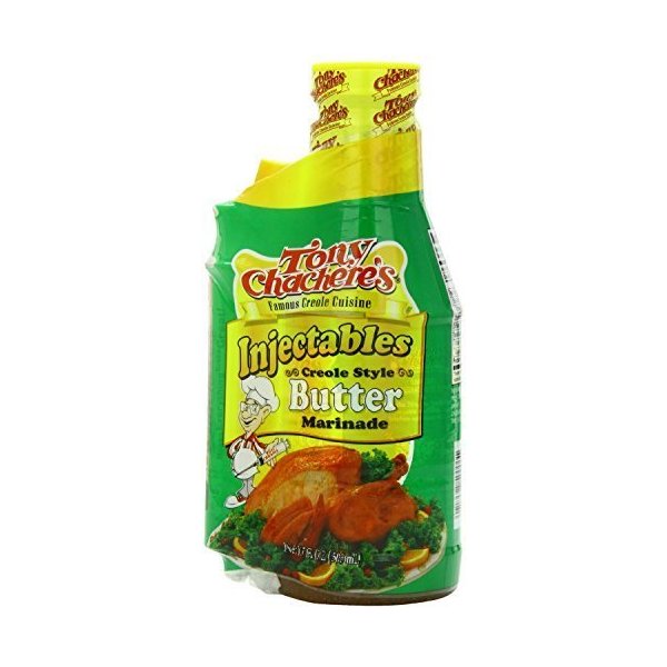 Tony Chachere's Injectable Creole Style Butter Marinade, 17 Fl Oz., (Pack of 2) by Tony Chachere's Famous Creole Cuisine