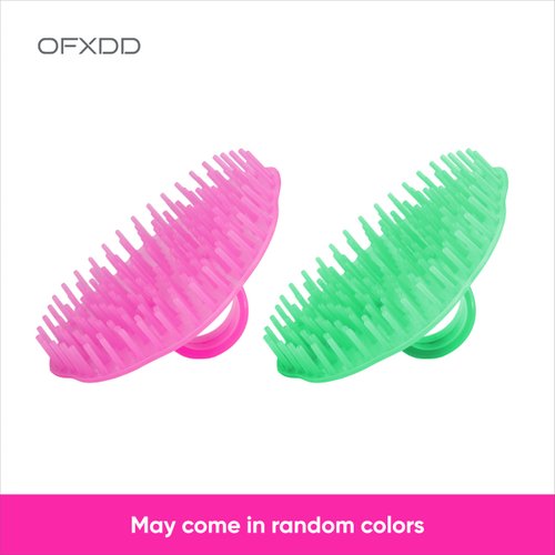 OFXDD Scalp Massager & Scrubber - Plastic Scalp Massager Hair Growth Flower-shaped - Shampoo Brush for Women & Men, Pets - Hand Hair Scrubber for Shower Dandruff, 2 Pcs