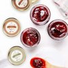 Write On Canning Labels / 250 Jar Lid Labels / 4 Earth Tone Patterned Food Preservation Labeling Designs / 2" Fill in Round Can Top Stickers/Made in The USA