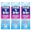 Fresh 'n Brite Denture Cleaning Paste For Dentures, Removable Partial Dentures, Retainers, Mouthguards, Nightguards, Fast Stain Removal, pack of 3, 3.8 oz Tubes