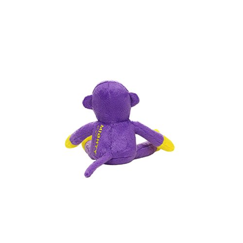 MIGHTY- Safari Junior Purple Monkey - Squeaker-Multiple Layers. Made Durable, Strong & Tough. Interactive Play Dog Toy (Tug, Toss & Fetch). Machine Washable & Floats