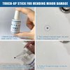Cocomfix Appliance Paint & Porcelain Touch Up Repair Kit - High-gloss white touch up paint for kitchen + bathrooms: sinks, bathtubs, appliances, metal surfaces,tile, fiberglass, glossy finishes( Litra White).
