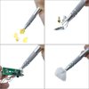 Cotton Claw Manicure Saver Clean Nail Art Stamping Polish Tool Cotton Grabber for Nail Art Electronic Component Catch IC chip Pickup Tool Silver¡­
