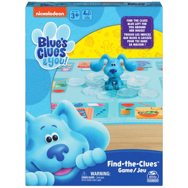 Blue's Clues Find The Clues, Matching Board Game, for Families and Kids Ages 3 and up