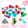 JOYIN 28 PCS Valentines Day Gifts Cards for Kids with Slime Stress Relief Fidget Toy Party Favor Toys for Valentine Classroom Exchange Cards and Valentine's Party Favor