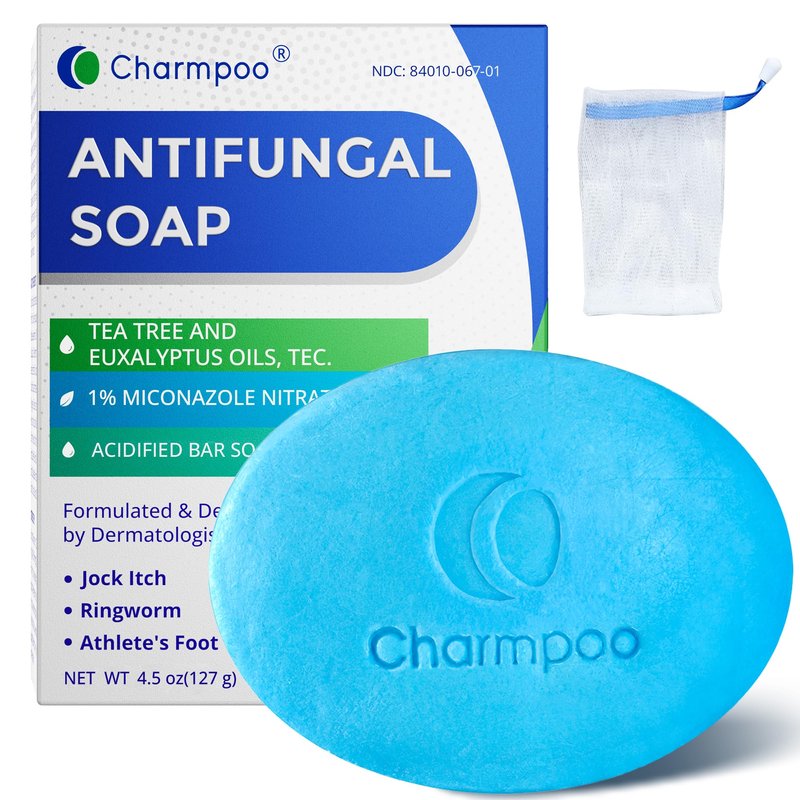 CHARMPOO Antifungal Soap with Itch Relief: Effectively Relieve Itching ...