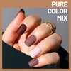 Teenitor Short Press on Nails,288Pcs Matte Acrylic Short Square Fake Nails Full Cover, Glitter Press On False Nails