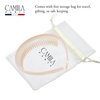 Camila Paris CP3646 French Headband for Women, Beige, Strong Hold Grip Women's Hair Band, Very Flexible, No Slip and Durable Styling Girls Hair Accessories, Made in France