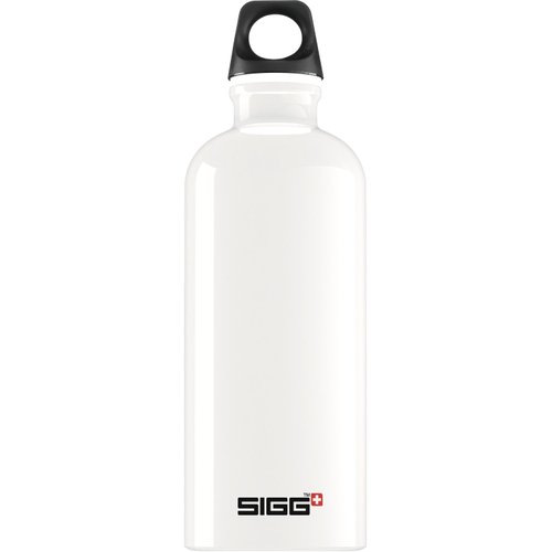 SIGG - Aluminum Water Bottle - Traveller White - Climate Neutral Certified - Suitable For Carbonated Beverages - Leakproof & Lightweight - BPA Free - 20 oz