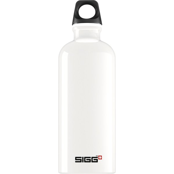 SIGG - Aluminum Water Bottle - Traveller White - Climate Neutral Certified - Suitable For Carbonated Beverages - Leakproof & Lightweight - BPA Free - 20 oz